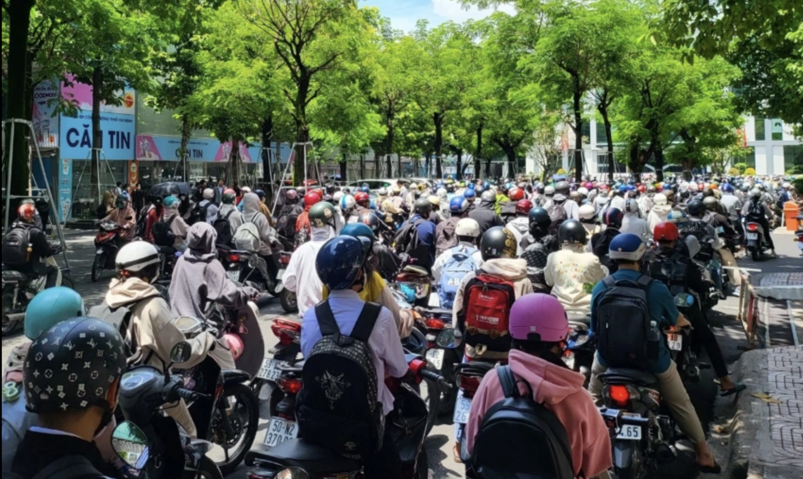 dịch vụ giữ xe trường học công ty 286