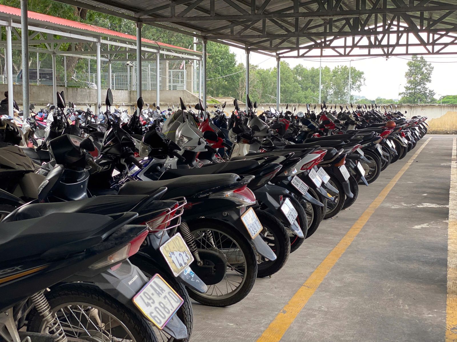 quy trình giữ xe chuyên nghiệp